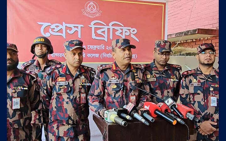 নির্বাচনে বান্দরবানে ২১ প্লাটুন বিজিবি মোতায়েন থাকবে : বিজিবির সেক্টর কমান্ডার