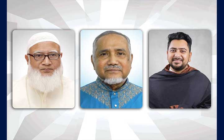 বিরোধী দলীয় নেতা শফিকুর রহমান, উপনেতা তাহের ও চিফ হুইপ নাহিদ