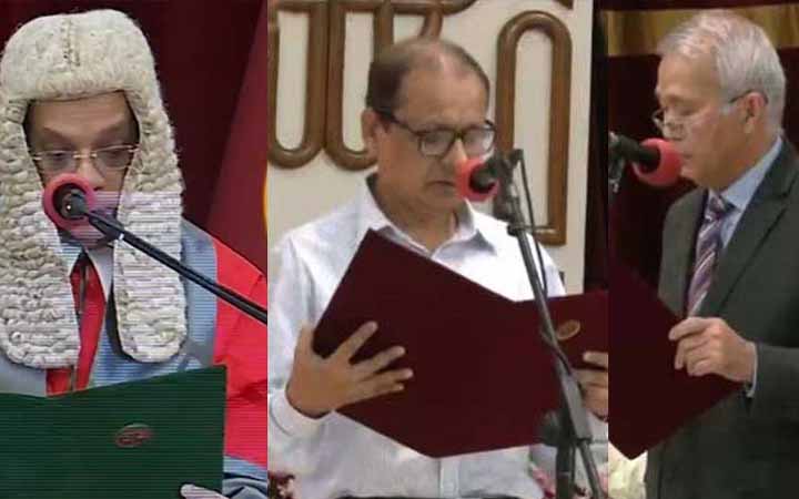 শপথ নিলেন দুই উপদেষ্টাসহ প্রধান বিচারপতি