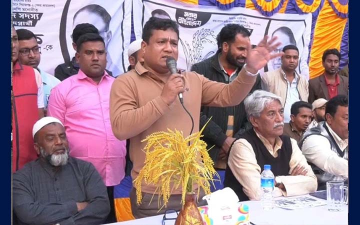 সিরাজগঞ্জের কামারখন্দে বিএনপির নির্বাচনি সভা