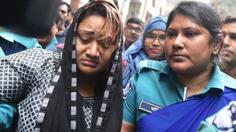 কাশিমপুর থেকে পাপিয়াকে কুমিল্লা কারাগারে স্থানান্তর