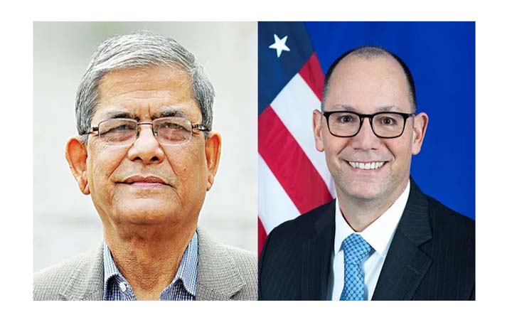 মার্কিন রাষ্ট্রদূত পিটার হাসের সঙ্গে ফখরুলের বৈঠক