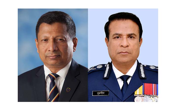 নতুন আইজিপি মামুন, র‍্যাবের মহাপরিচালক খুরশীদ