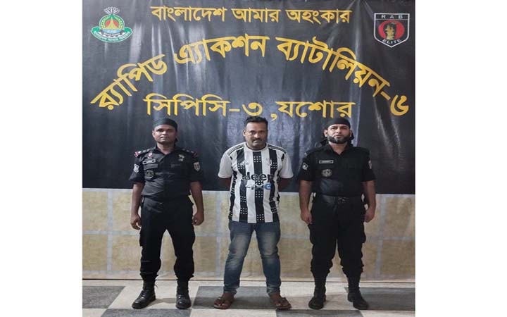 যশোরে যাবজ্জীবন সাজাপ্রাপ্ত মাদক ব্যবসায়ী  আলমগীর গ্রেফতার