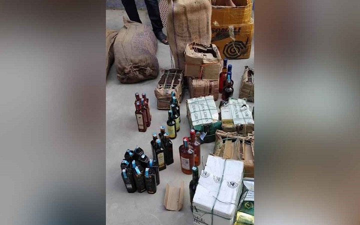 কোম্পানীগঞ্জে বিপুল পরিমাণ বিদেশি মদসহ আটক ১