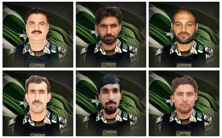 গোলাগুলিতে পাকিস্তানের ছয় সেনা নিহত