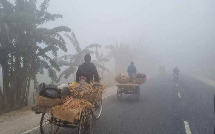 পঞ্চগড়ে শৈত্যপ্রবাহের কারণে তীব্র শীত, সর্বনিম্ন তাপমাত্রা ৮.৫ ডিগ্রি