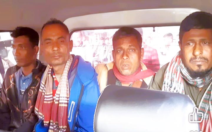 আন্তঃজেলা ডাকাত দলের ৬ সদস্য আটক