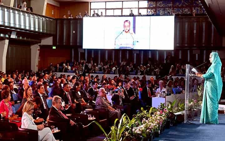 জাতিসংঘ খাদ্য সম্মেলনে প্রধানমন্ত্রীর ৫ দফা প্রস্তাব