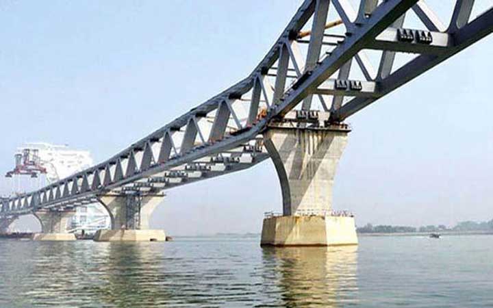 পদ্মা সেতু ৩ হাজার ৯০০ মিটার দৃশ্যমান