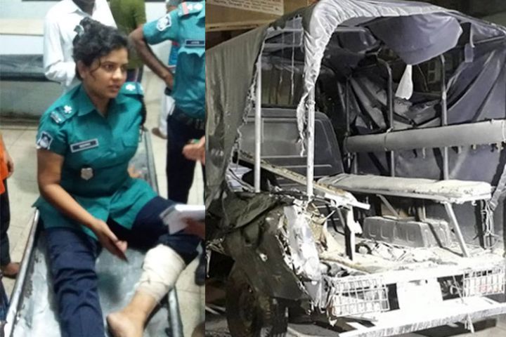 পুলিশের গাড়িতে হামলার তদন্ত হচ্ছে