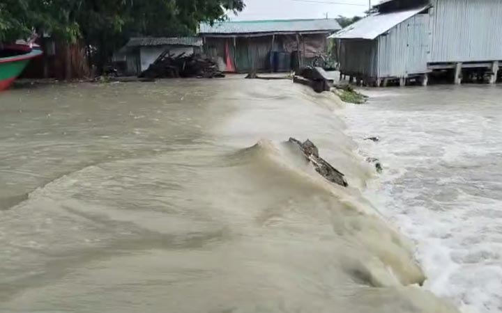 পটুয়াখালীতে ২৪ ঘণ্টায় রেকর্ড ১১৬.৮ মিমি বৃষ্টিপাত