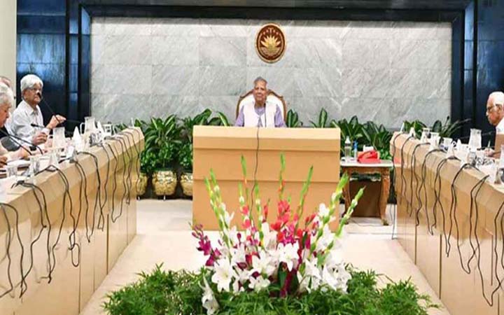 বৈঠকে উপদেষ্টা পরিষদ, এরপরেই প্রধান উপদেষ্টার ভাষণ
