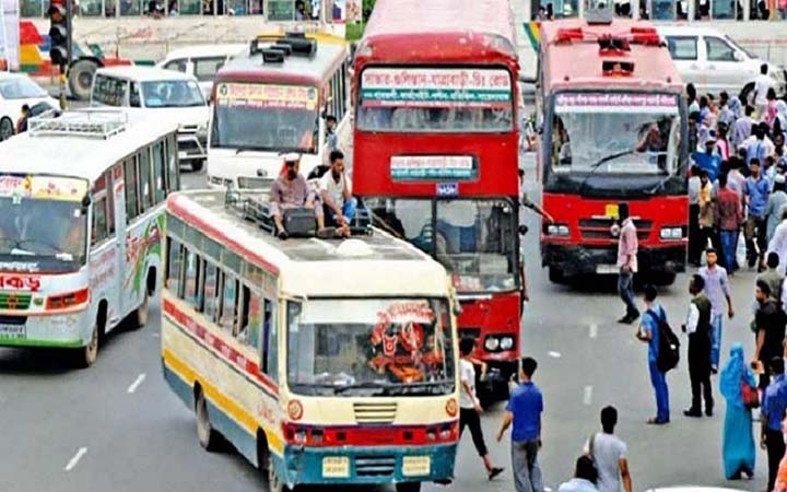 পহেলা সেপ্টেম্বর থেকে গণপরিবহনে আগের ভাড়া
