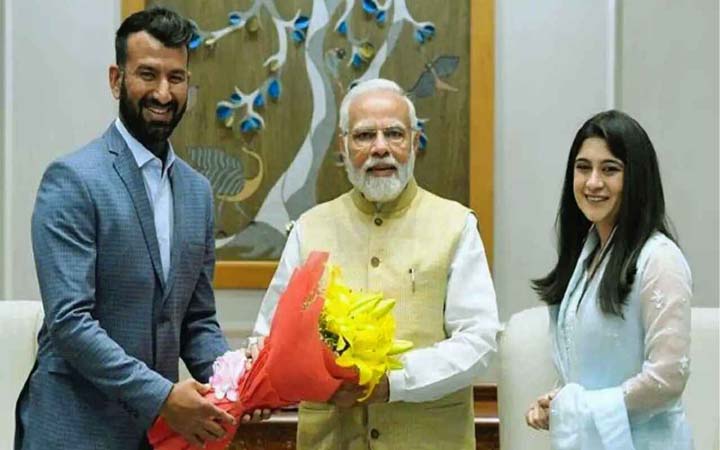 পূজারাকে বিশেষ চিঠি মোদির