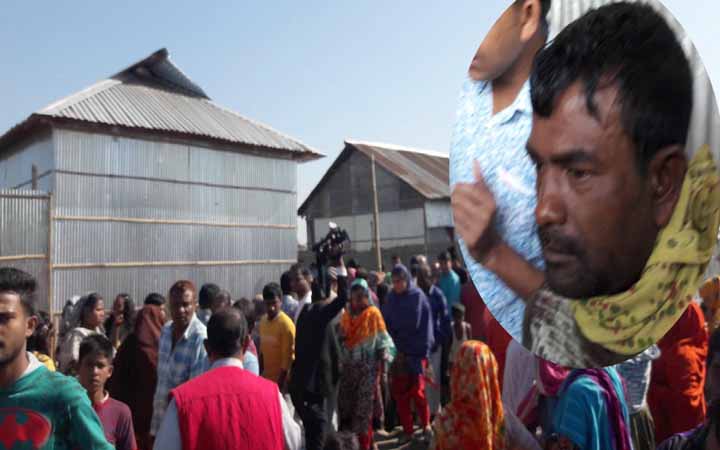 রংপুরে দুই সন্তানসহ স্ত্রীকে শ্বাসরোধে হত্যা,স্বামী আটক