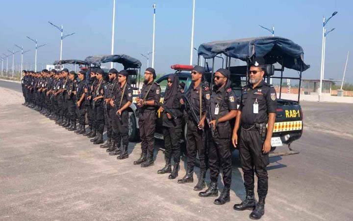 সারাদেশে র‍্যাবের ৪২৮ টহল দল মোতায়েন