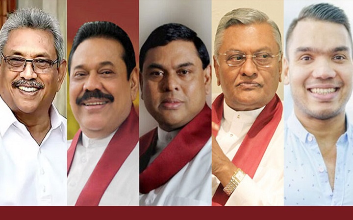 শ্রীলঙ্কার রাজনীতিতে ফের ফিরছে রাজাপাকশে পরিবার