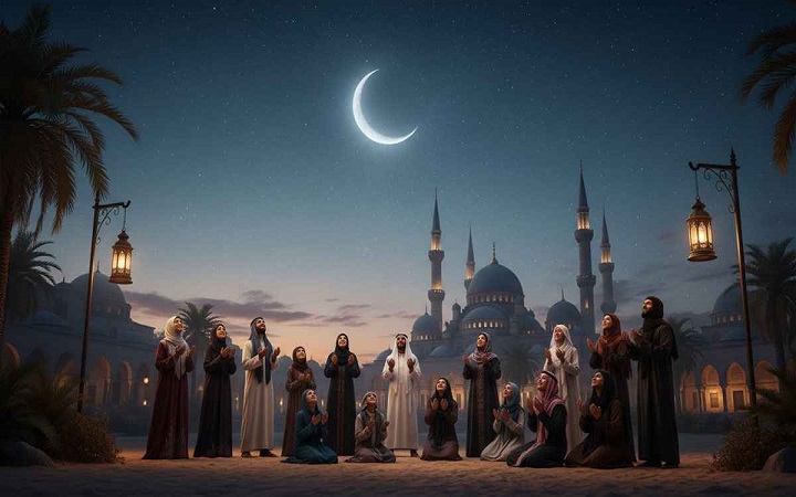 চাঁদ দেখা গেছে, সৌদিতে রোজা শুরু বুধবার