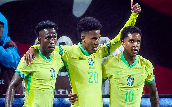 দক্ষিণ কোরিয়ার জালে ব্রাজিলের গোল উৎসব