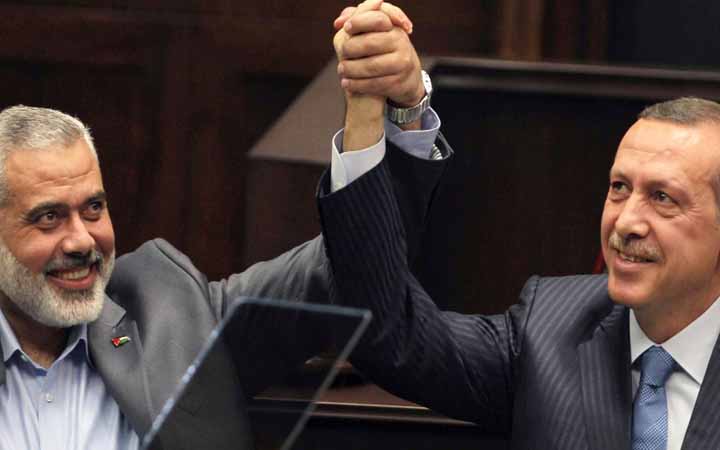 তুরস্ক সফরে হামাস প্রধান ইসমাইল হানিয়া