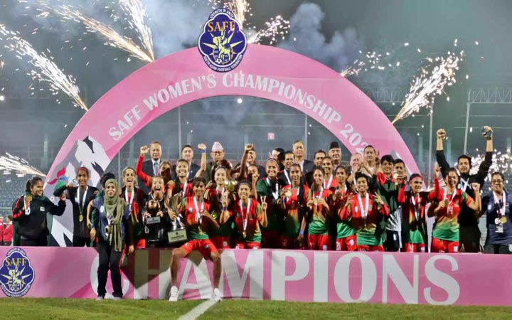 বেতন নিয়ে শিগগিরই সুখবর পাচ্ছেন নারী ফুটবলাররা