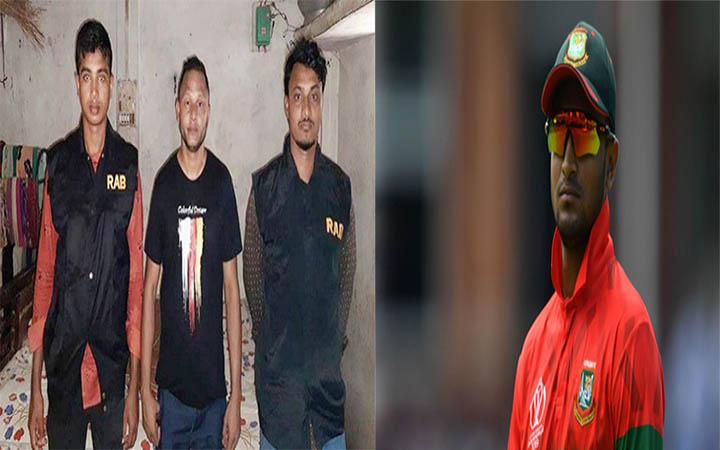 ফেসবুকে সাকিবকে হত্যার হুমকি দেয়া সেই যুবক আটক