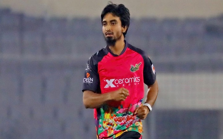 দুই ম্যাচ নিষিদ্ধ হলেন তানজিম সাকিব