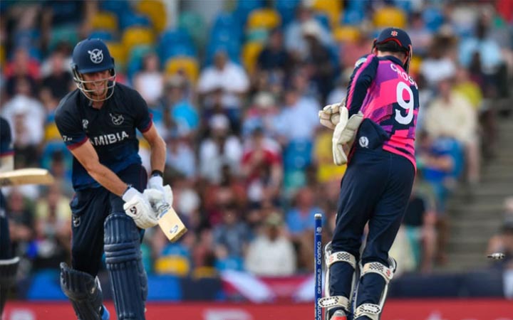 স্কটিশদের সামনে নামিবিয়ার ১৫৬ রানের চ্যালেঞ্জ