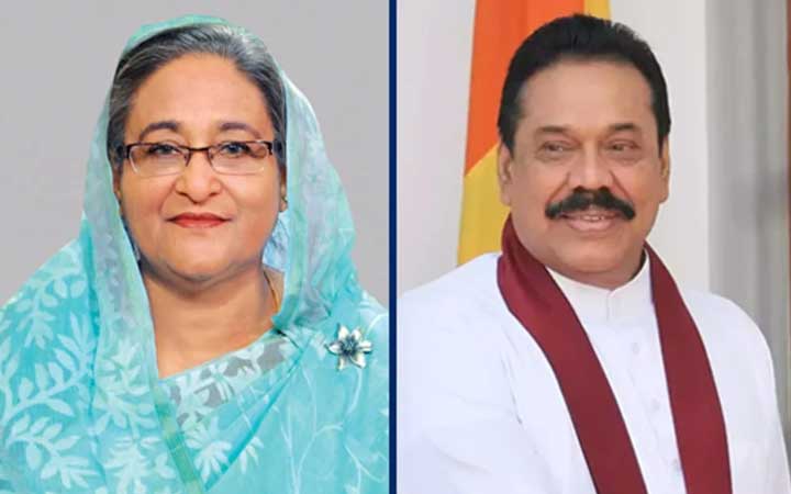 শ্রীলঙ্কার প্রধানমন্ত্রীকে শুভেচ্ছা জানালেন শেখ হাসিনা