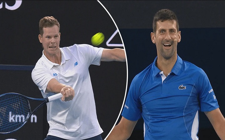 জোকোভিচের সঙ্গে টেনিস প্রতিযোগিতায় নামলেন স্মিথ