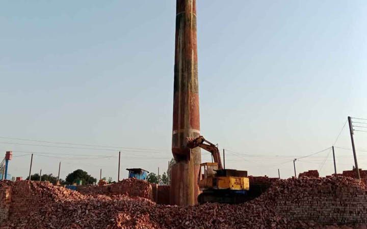 শেরপুরে আরও দুটি অবৈধ ইটভাটা গুঁড়িয়ে দিলো প্রশাসন