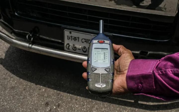 রাজধানীতে শব্দ দূষণ নিয়ন্ত্রণে অভিযান, জরিমানা আদায়