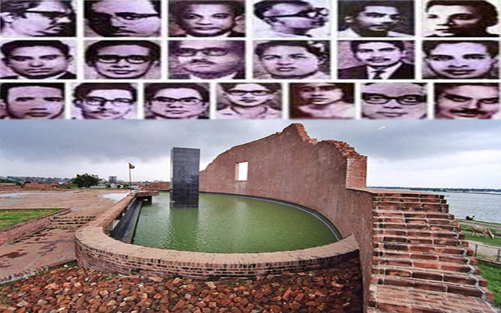 আজ শহীদ বুদ্ধিজীবী দিবস