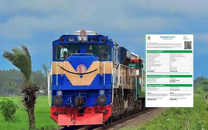 ঈদে ট্রেনের পঞ্চম দিনের টিকিট বিক্রি আজ