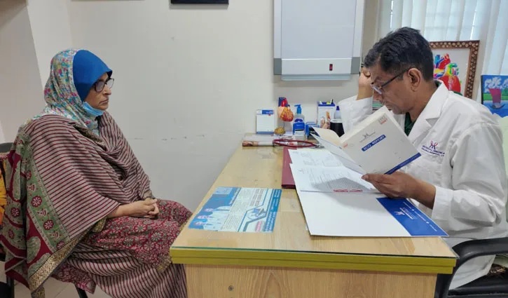 ইউনিভার্সেল মেডিকেলের ‘ফ্রি হার্ট ক্যাম্প’ অনুষ্ঠিত