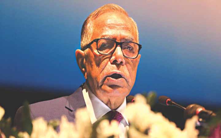 চলমান অভিযান সফল করার আহ্বান রাষ্ট্রপতির