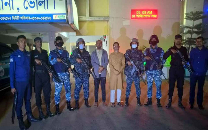 ভোলায় জেলা আ.লীগের ২ নেতা আটক