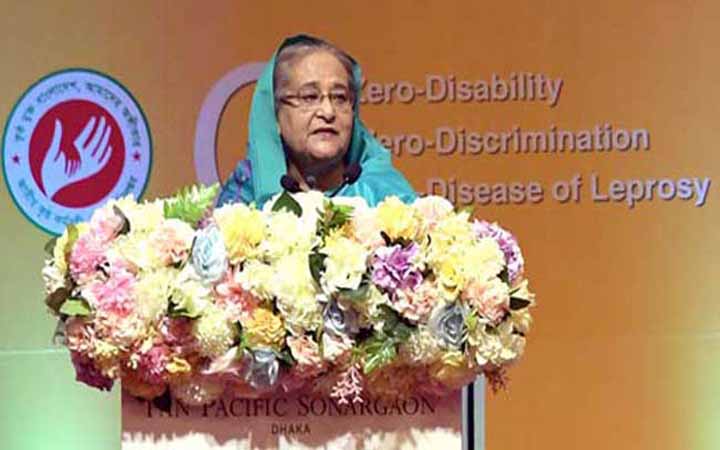 বাংলাদেশকে কুষ্ঠরোগ মুক্ত করব ইনশাআল্লাহ :প্রধানমন্ত্রী