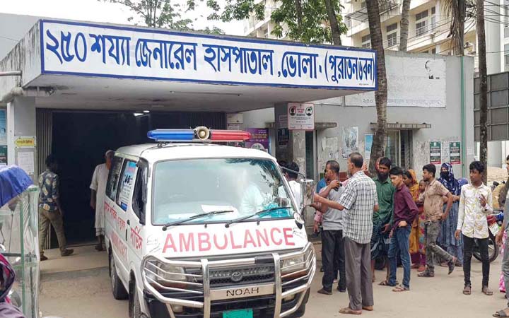 ভোলায় নসিমন উল্টে নিহত ১, আহত ৫ শ্রমিক