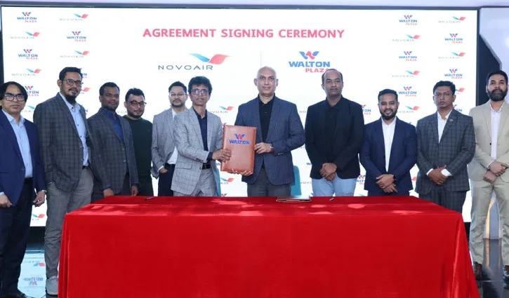 গ্রাহকদের বাড়তি সুবিধা দিতে ৬ প্রতিষ্ঠানের সঙ্গে ওয়ালটন প্লাজার চুক্তি