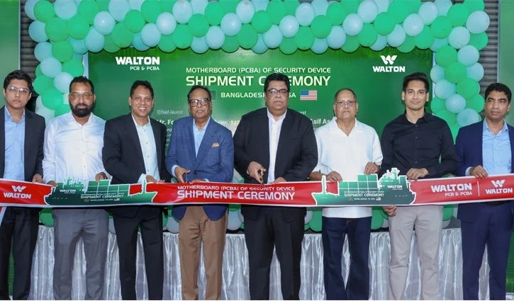 যুক্তরাষ্ট্রে ওয়ালটনের পিসিবিএ রপ্তানি উদ্বোধন