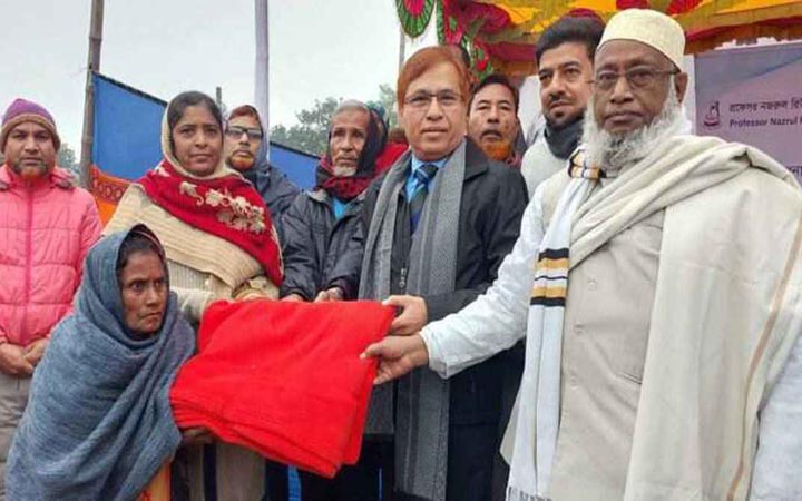 শীতে কাবু হাজারও মানুষের পাশে পিএনআরএফআর