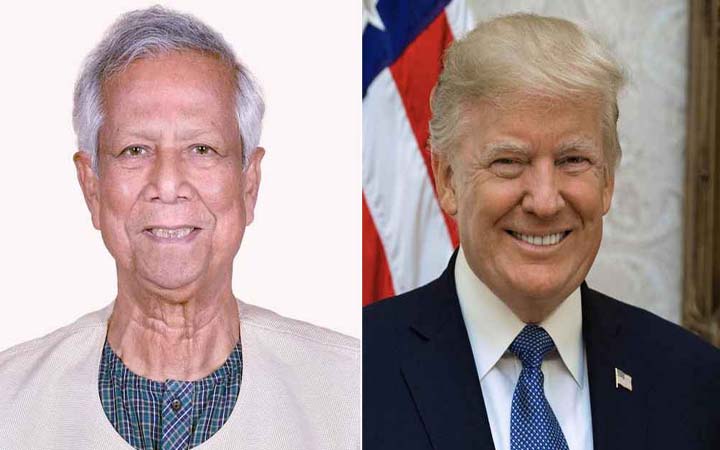 প্রধান উপদেষ্টাকে স্বাধীনতা দিবসের শুভেচ্ছা ট্রাম্পের, সম্পর্ক জোরদারের বার্তা