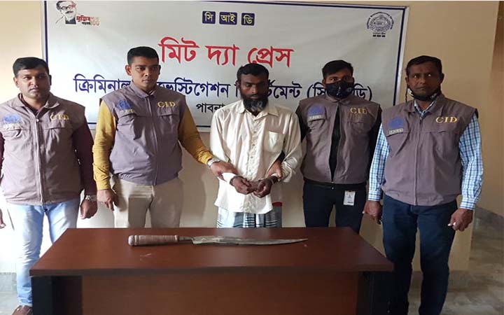 পাবনার সেই পাষন্ড স্বামী তেজেমকে নাটোর থেকে গ্রেপ্তার