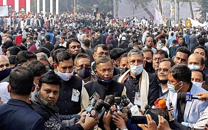বাংলা, বাঙালি ও মুক্তিযুদ্ধের চেতনাকে বিএনপিই ধ্বংস করেছে : তথ্যমন্ত্রী