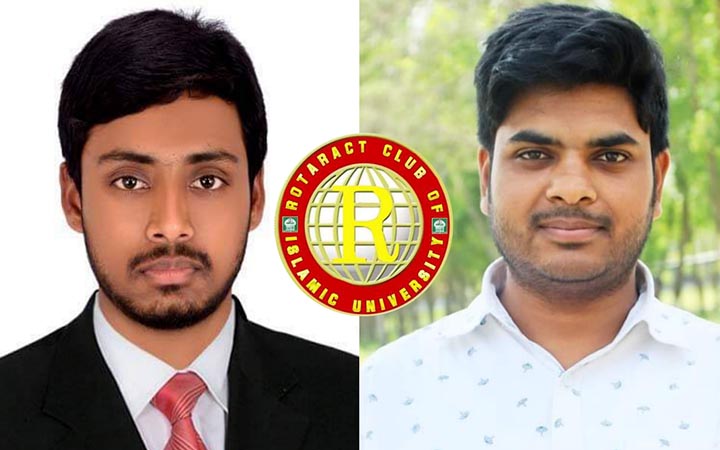 ইবি রোটর্যাক্ট ক্লাবের সভাপতি মোরশেদ, সম্পাদক নাহিদ